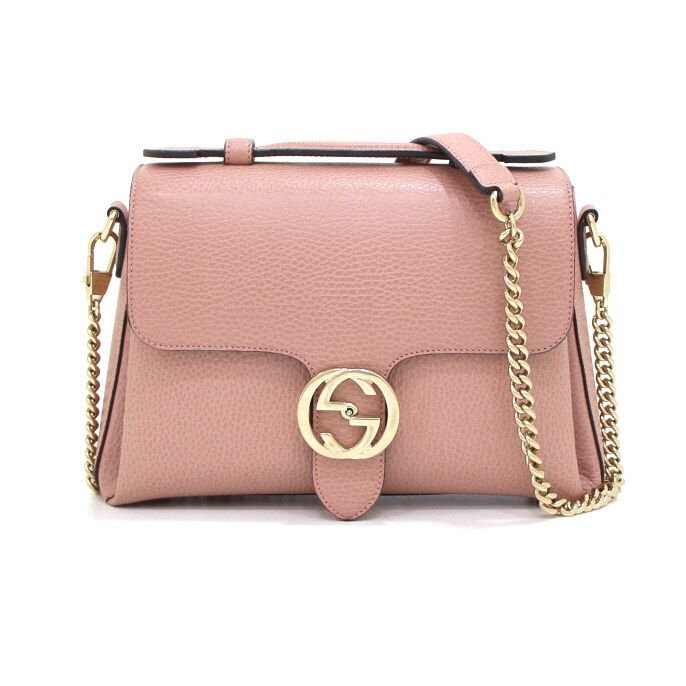 Gucci Interlocking Flap Tote Bag with Chain Shoulder Bag 510302 aa40073