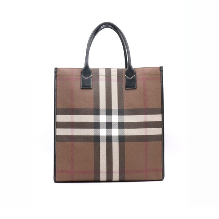 Burberry 22SS Check Canvas Unisex Tote Bag 8049117