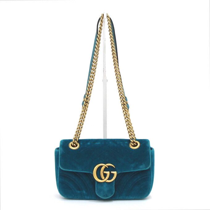 Gucci Velvet Mini Chain Shoulder Bag & Crossbody Bag AA39893