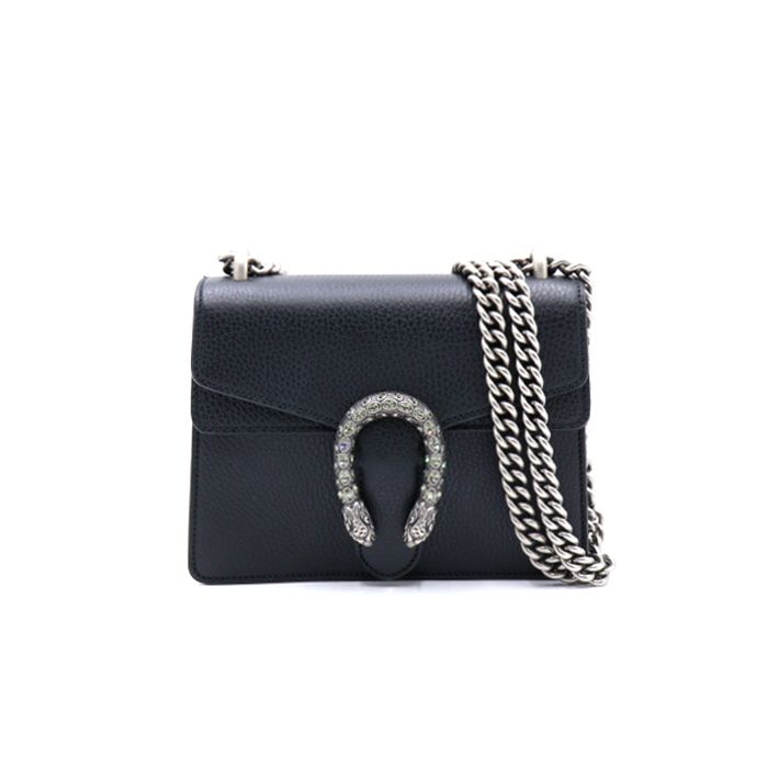 Gucci Black Dionysus Mini Chain Shoulder Bag & Crossbody Bag 421970