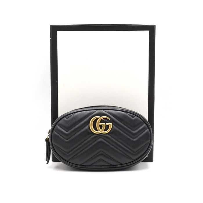 Gucci Black Matelass Belt Bag aa38974
