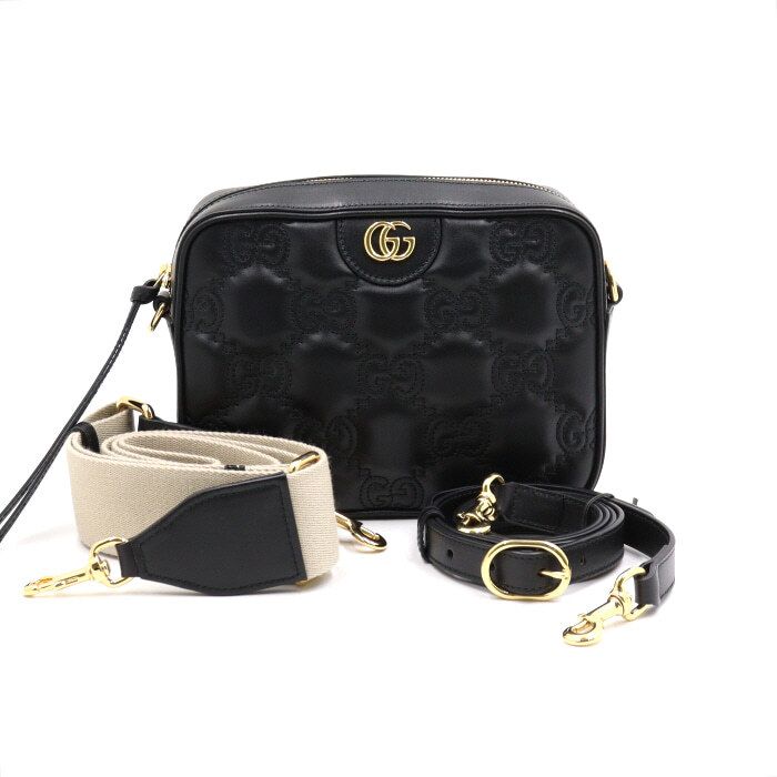 Gucci Black Matelass Small Shoulder Bag and Crossbody AA48768