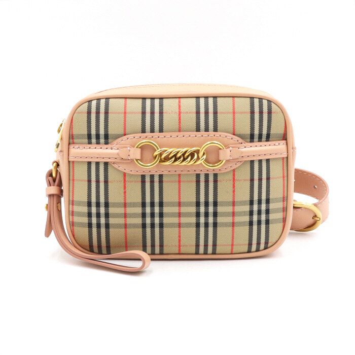 Burberry Vintage Check Link Belt Bag Shoulder Bag Crossbody Bag 8007510