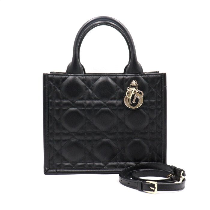 Dior Black Macro Cannage Small Book Tote Shoulder Bag M1325OWHP M900