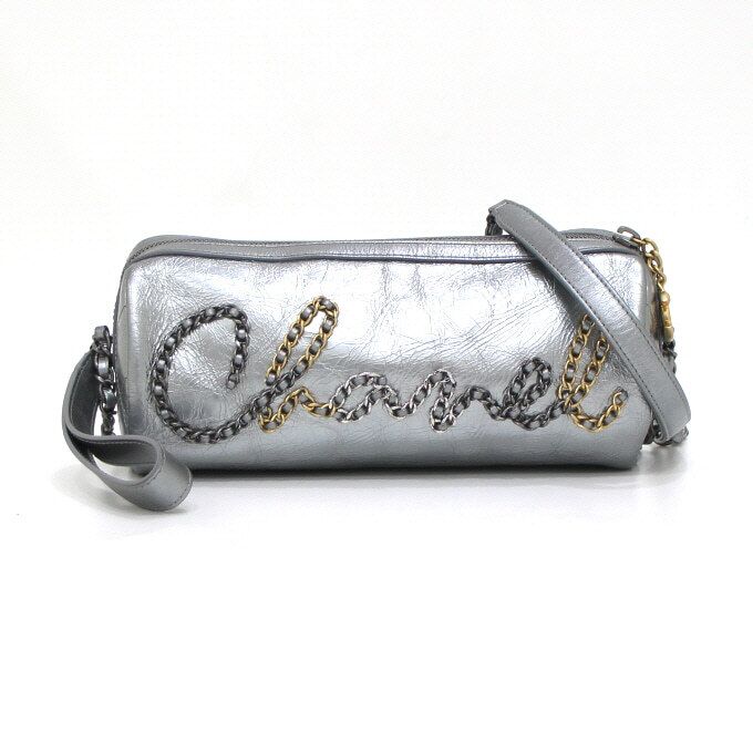 CHANEL Signature Logo Bowling Chain Shoulder & Crossbody Bag AS1779