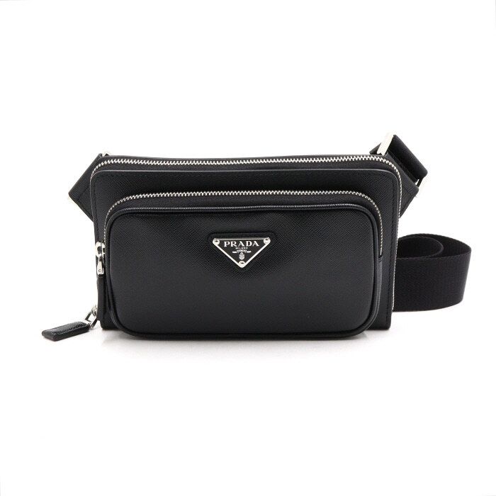 Prada Triangle Logo Unisex Belt Bag Crossbody 2VH156