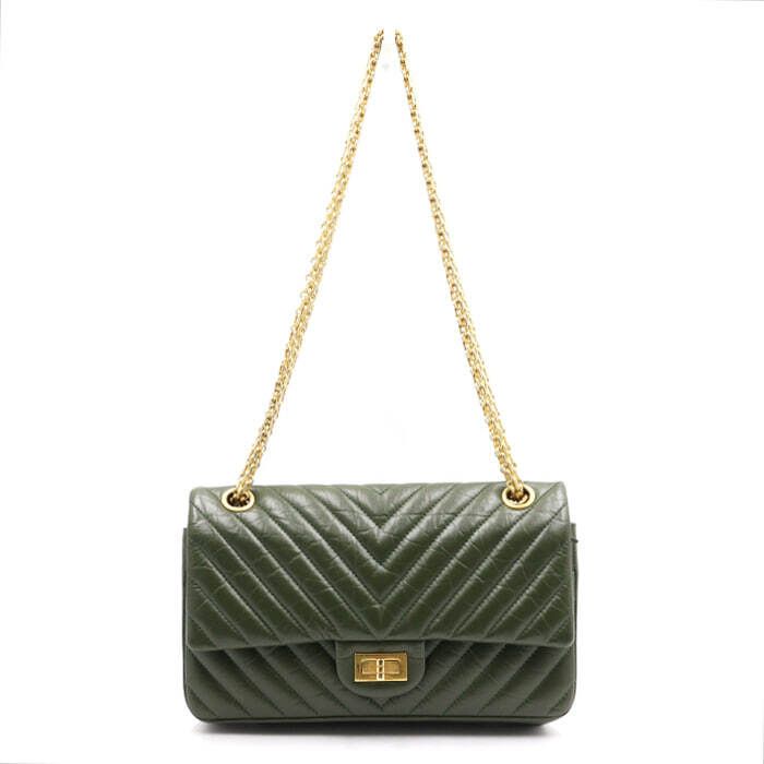 CHANEL Gold Chain Shoulder and Crossbody Bag AA47327