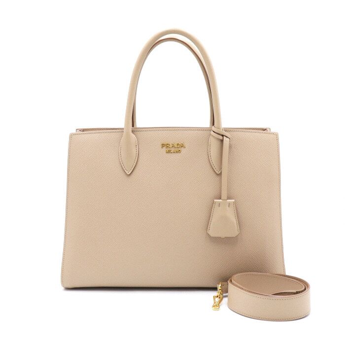 Prada Sophiano Vivlio Tote Bag with Shoulder Strap 1BA153