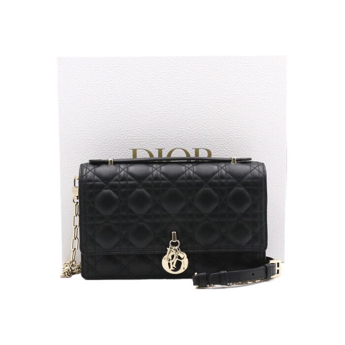 Dior Black My Chain Tote Bag Crossbody aa45319
