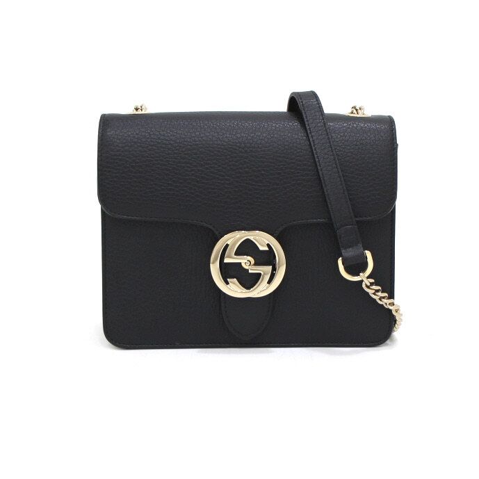 Gucci Small Interlocking Gold Chain Shoulder Crossbody Bag 510304