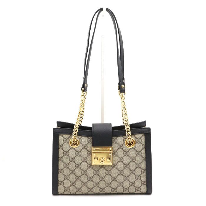 Gucci Chain Shoulder Bag with Gold Accents AA48876