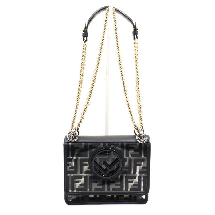 Fendi Mini PVC Chain Shoulder Bag with FF Logo aa48514