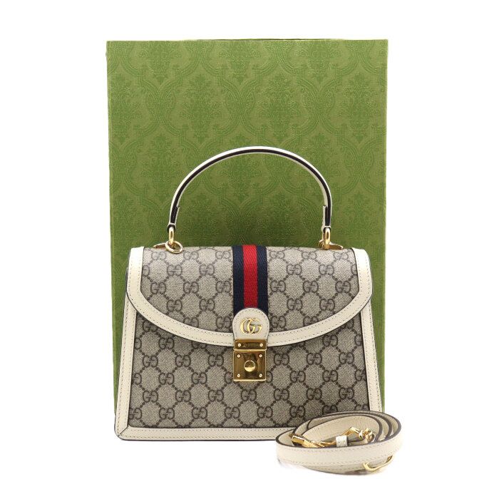 Gucci Supreme 651055 Ophidia GG Small Top Handle Tote Shoulder Bag aa47863