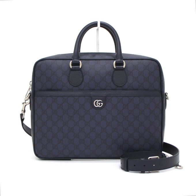 Gucci Medium GG Briefcase Document Tote Bag Shoulder Bag aa47085