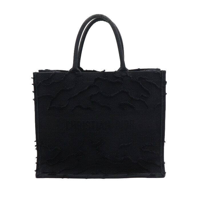 Dior Black Canvas Camouflage Large Book Tote Bag 42 AA50126 M1286ZWAH M989