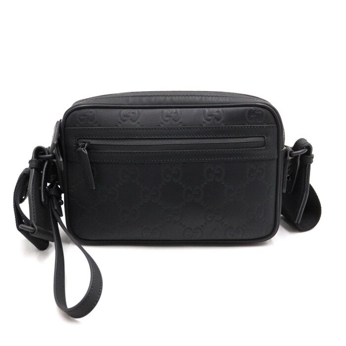 Gucci Black GG Rubber Effect Mini Men's Shoulderbag and Crossbag AA47541