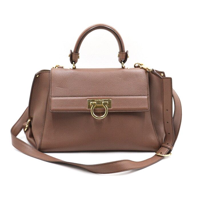 Salvatore Ferragamo Sophia Medium Tote Bag with Shoulder Strap 21F606 AA47612