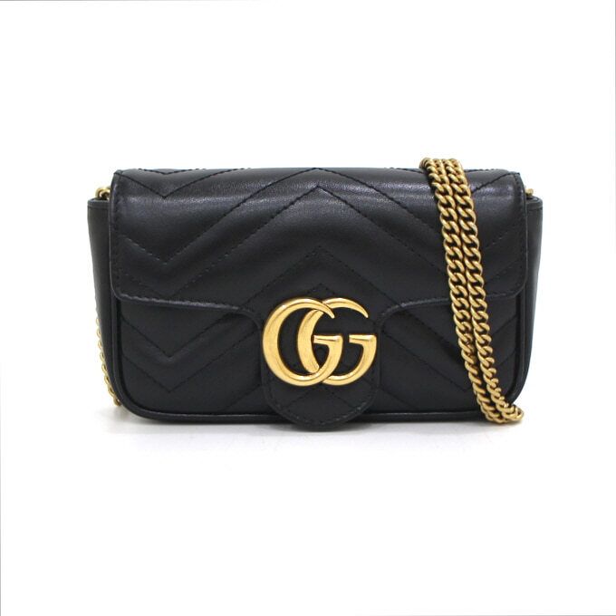 Gucci Super Mini Bag with Gold Chain Crossbody aa43122
