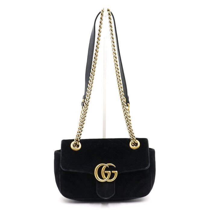 Gucci Velvet Mini Chain Shoulder & Crossbody Bag AA48272