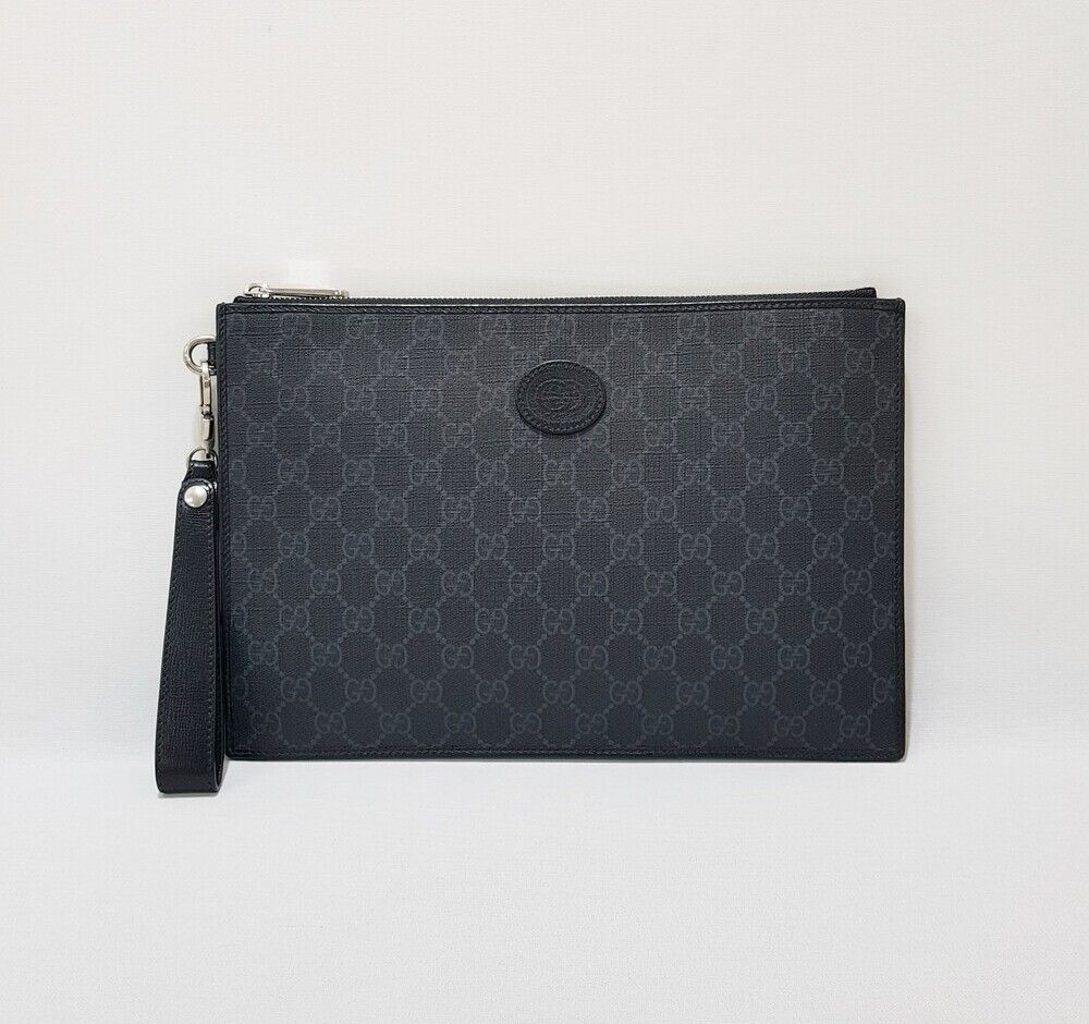 Gucci Interlocking Strap Clutch Bag 672953