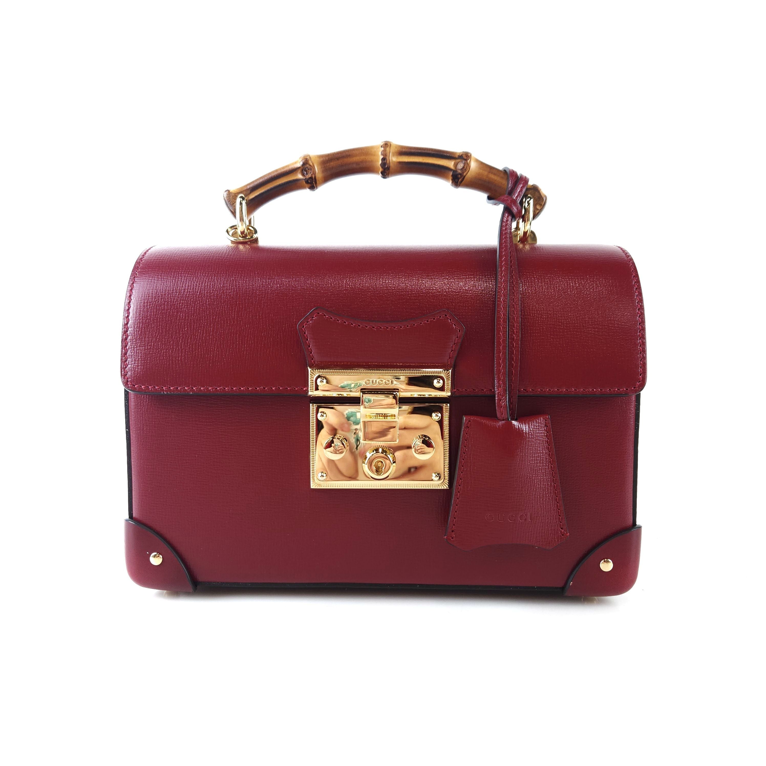 Gucci Top Handle Padlock Shoulder Crossbody Bag 603221 9380