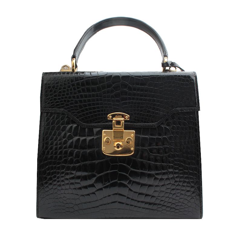 Gucci Black Wani Tote Shoulder Bag SKU: 000-2211-0258