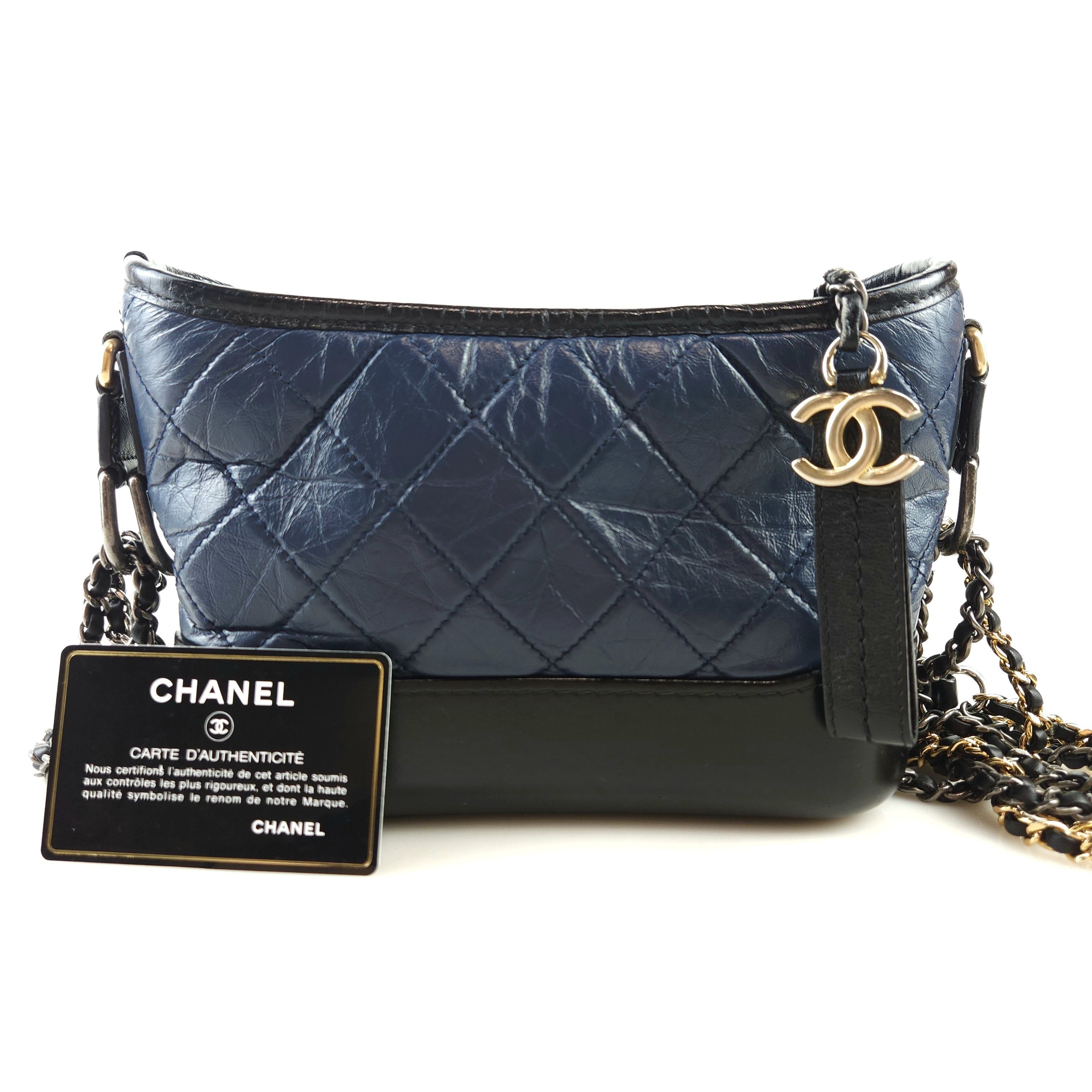 CHANEL Hobo Bag Shoulder Bag Crossbody Bag A91810 9344