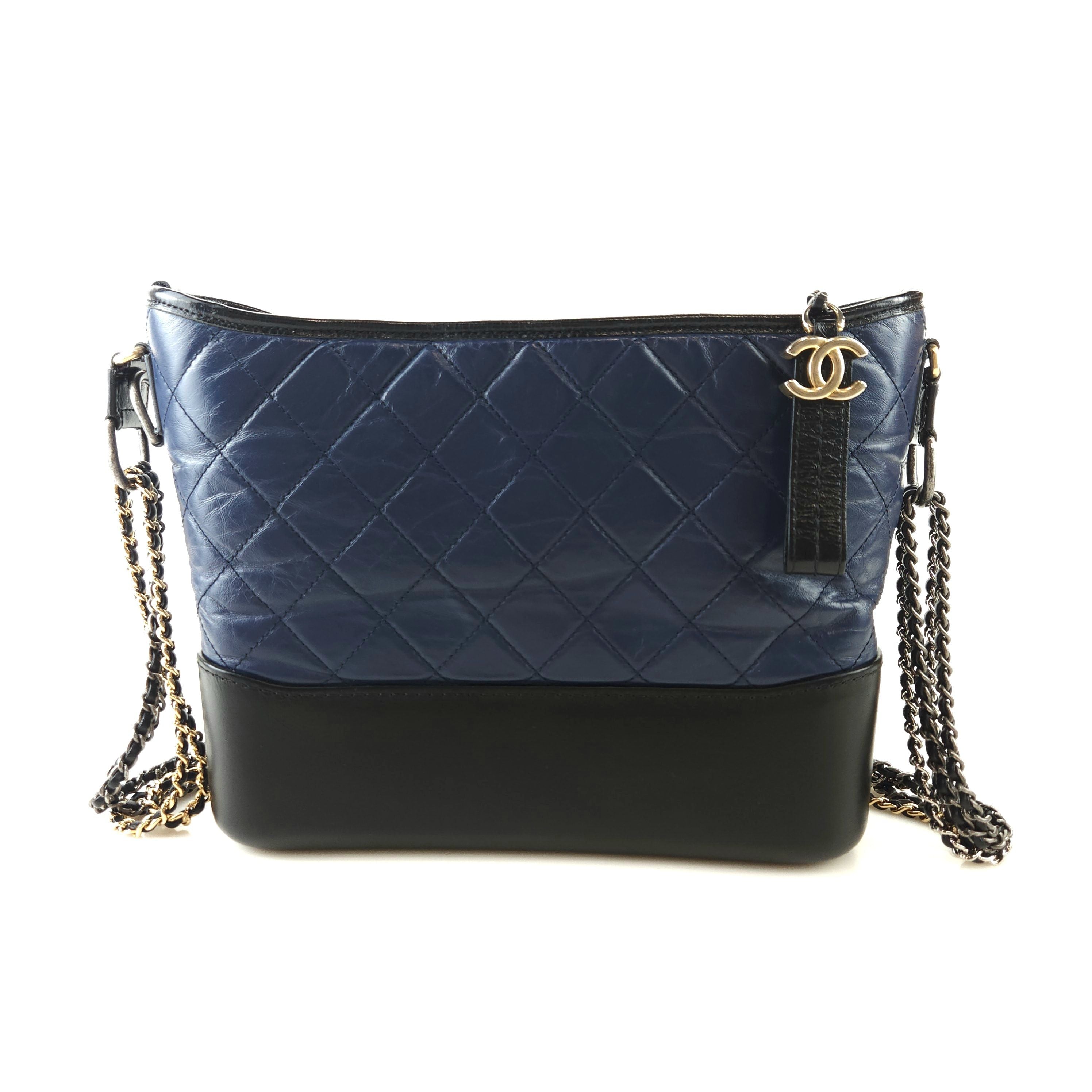 CHANEL Gabrielle Hobo Bag Shoulder Crossbag A93824 9347