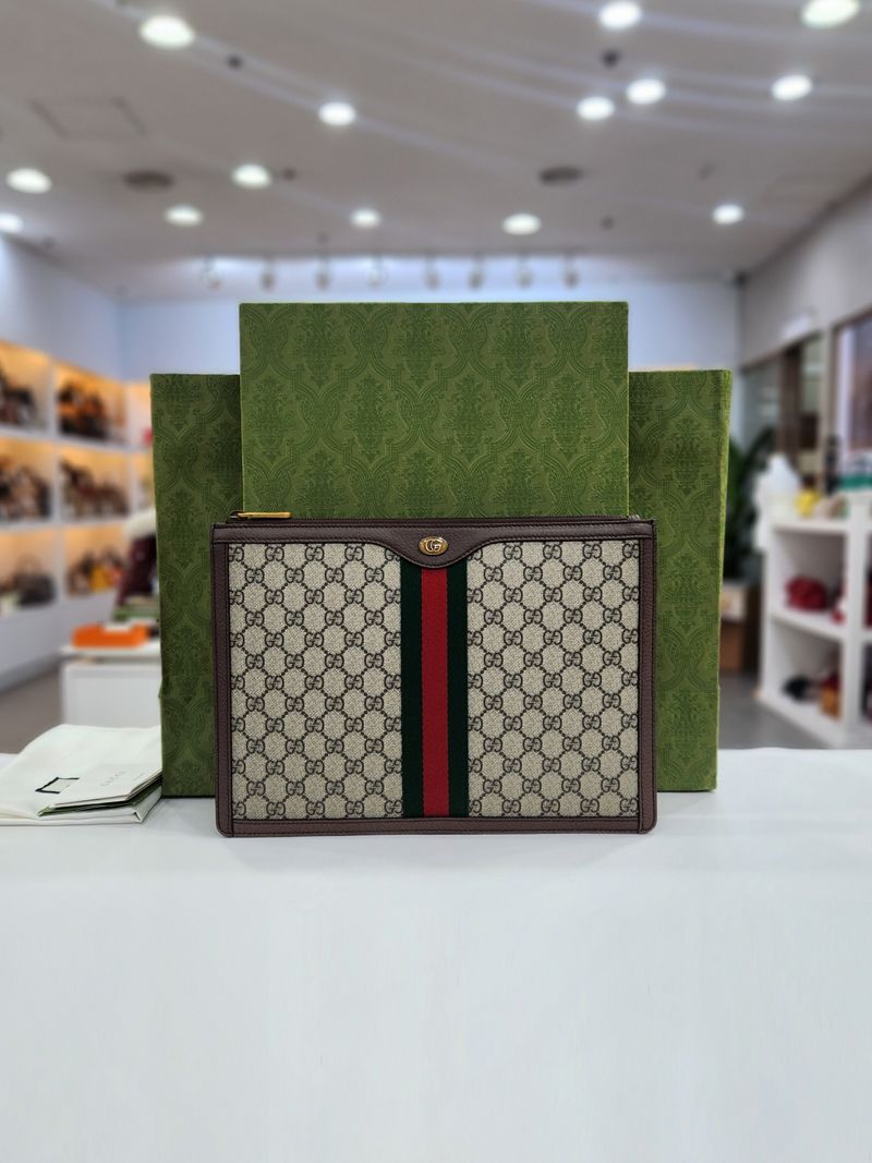Gucci Supreme Offidia Portfolio Clutch 523359