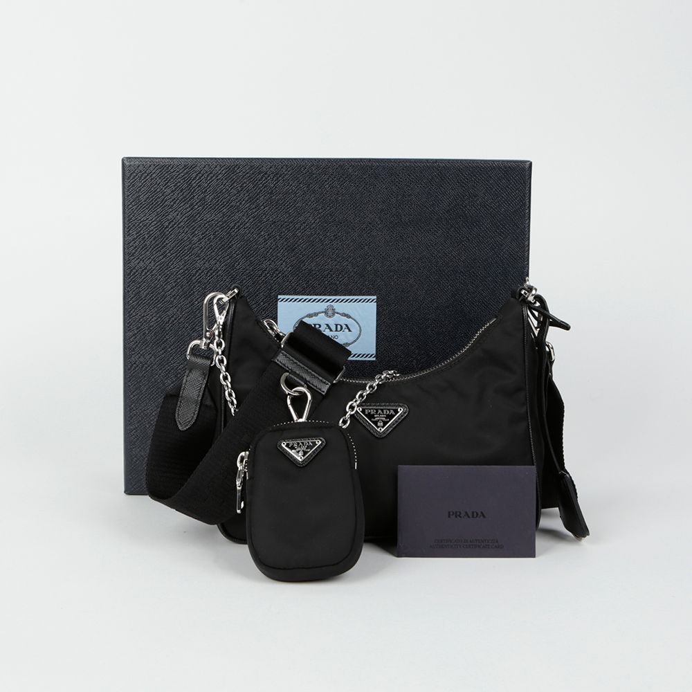 Prada Multi Hobo Shoulder Crossbody Bag 1BH204 Edition (SKU: 1BH204)