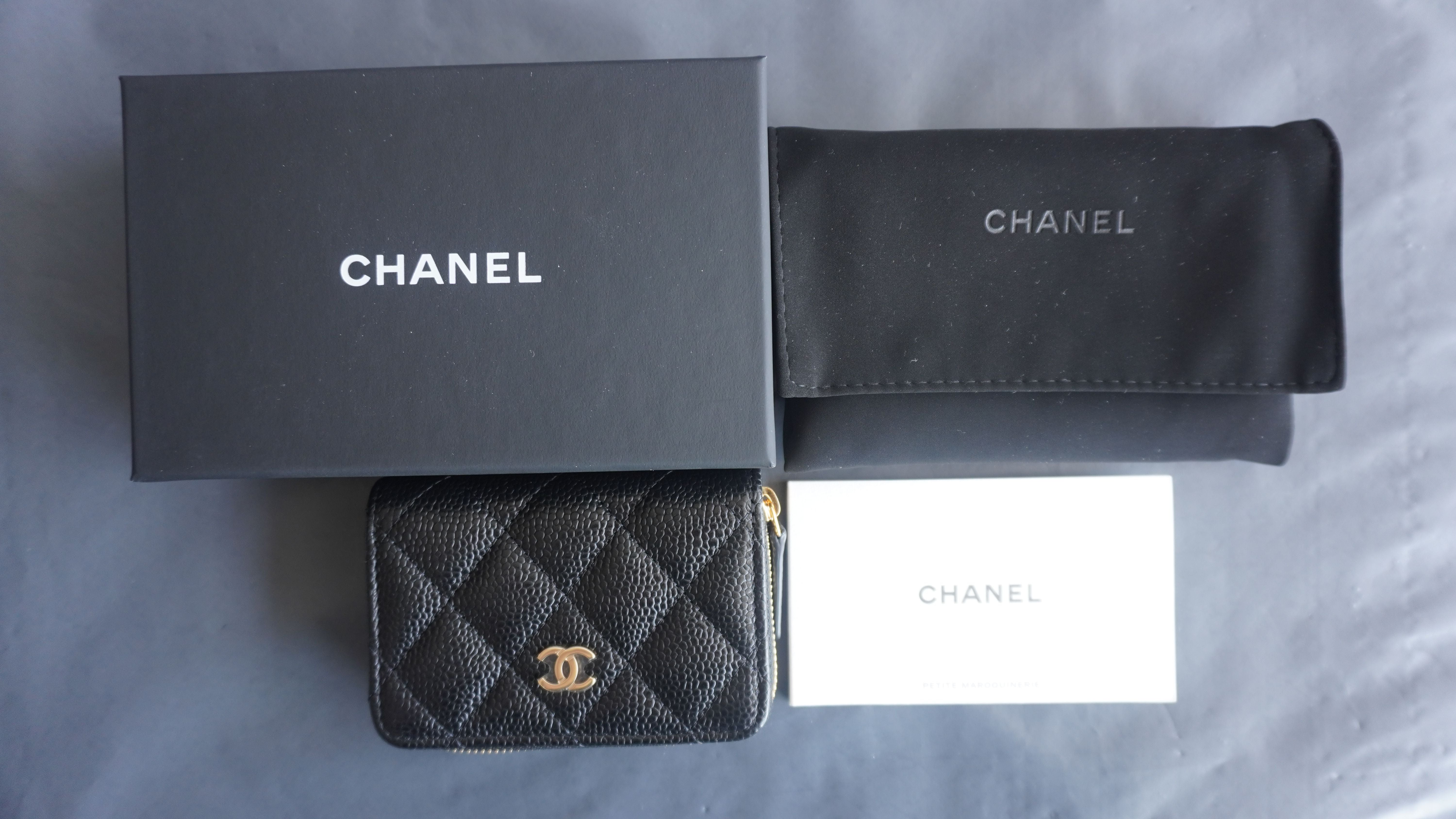 CHANEL Classic Zip Coin Wallet AP0216