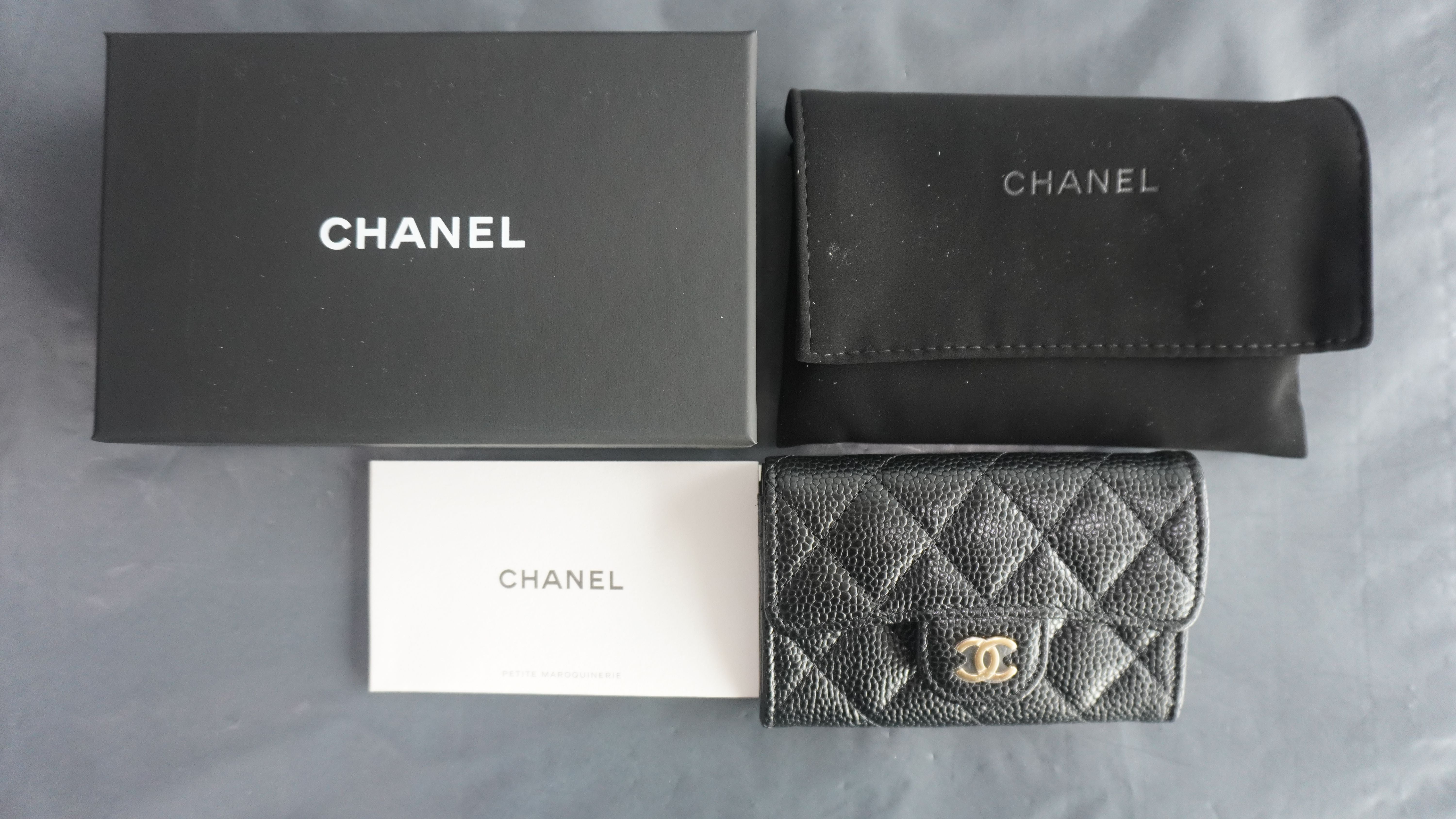 CHANEL Classic Card Holder Black AP0214