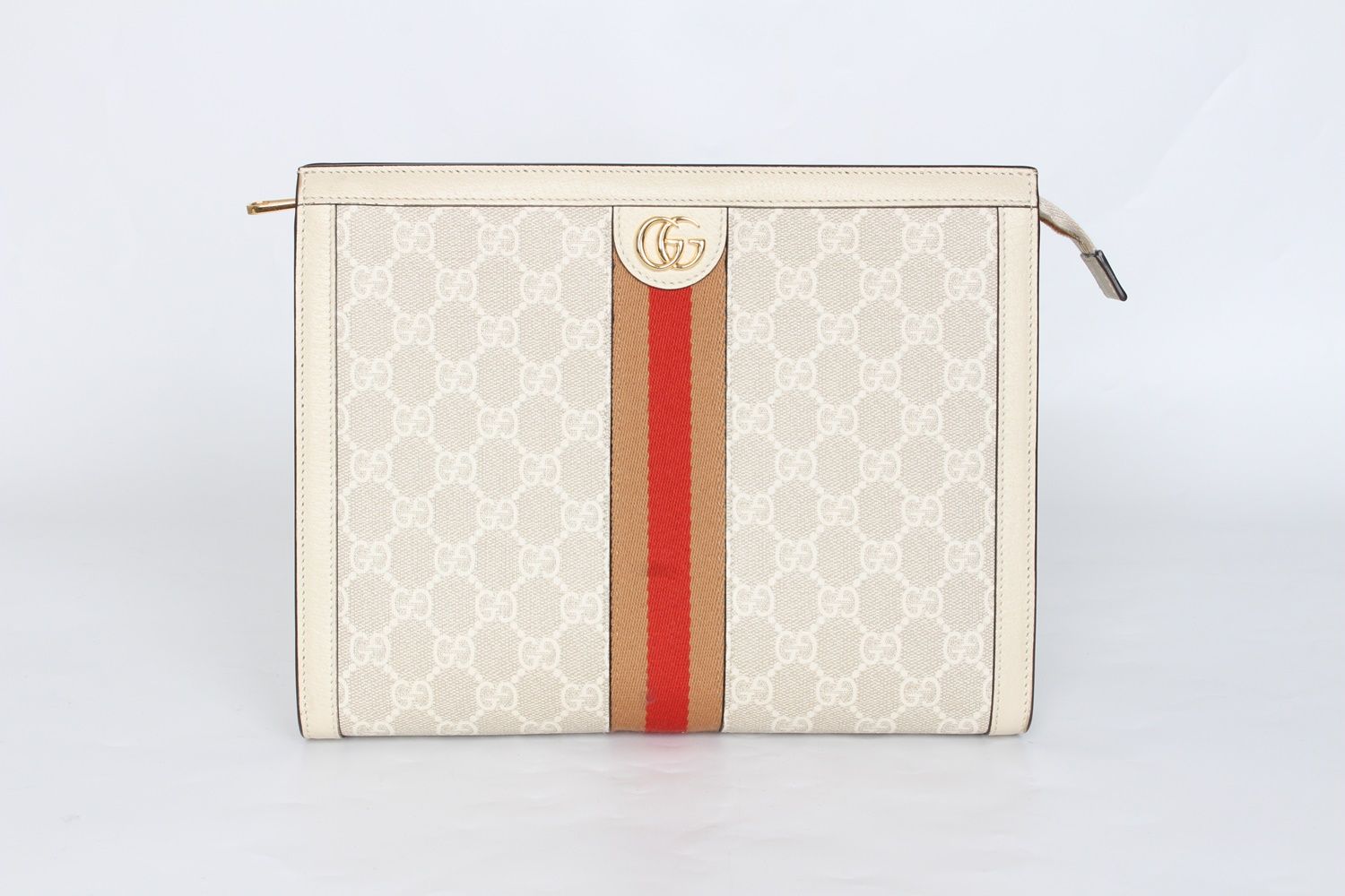 Gucci Supreme Clutch Bag with GG Ophidia Design SKU