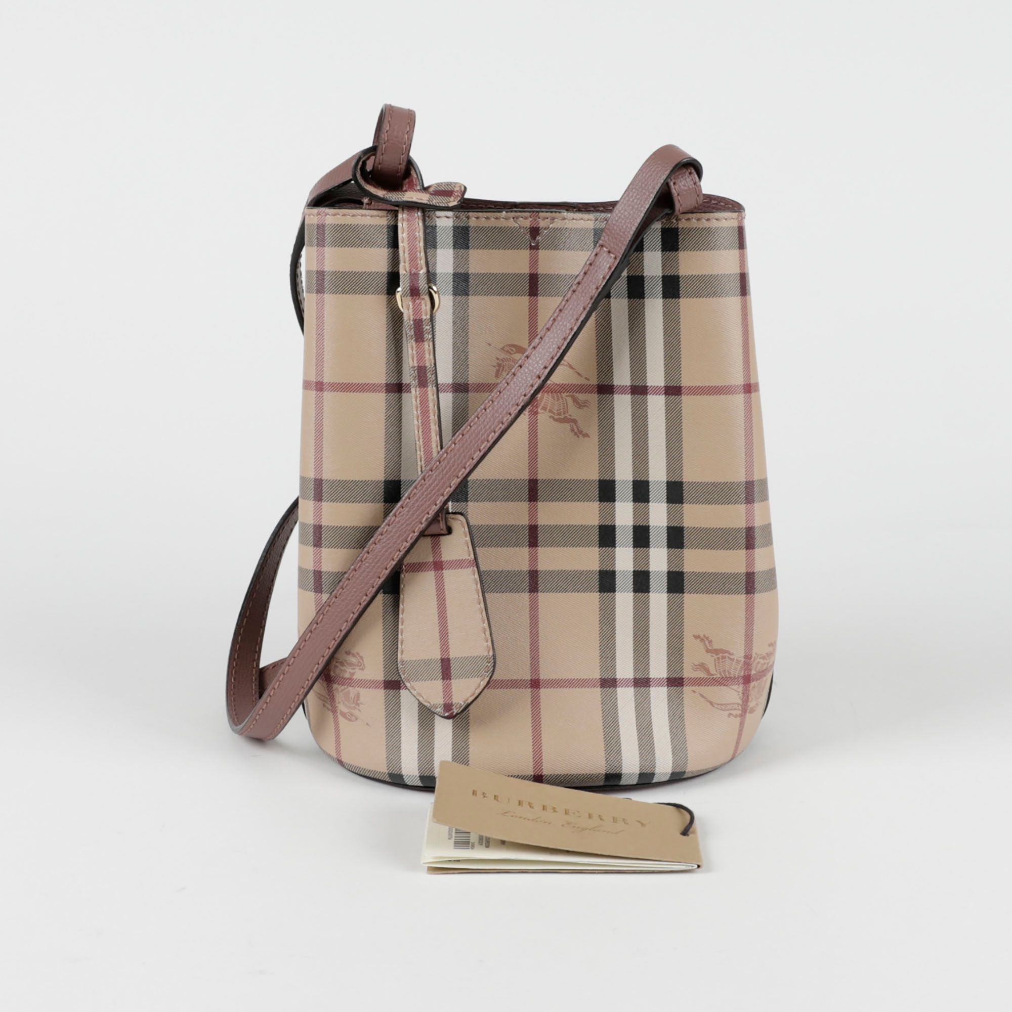 Burberry Checked Ron Small Bucket Shoulder Crossbag - SKU: 4057156
