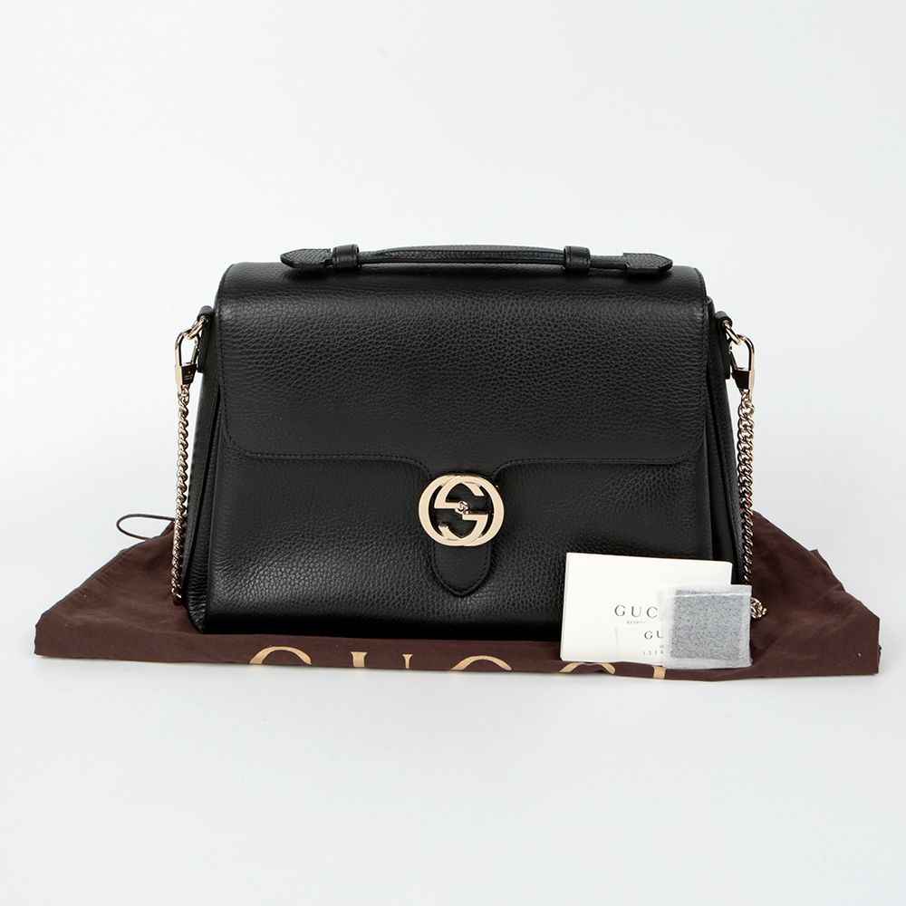 Gucci Interlocking Top Handle Tote Shoulder Bag 510306 GG (SKU)