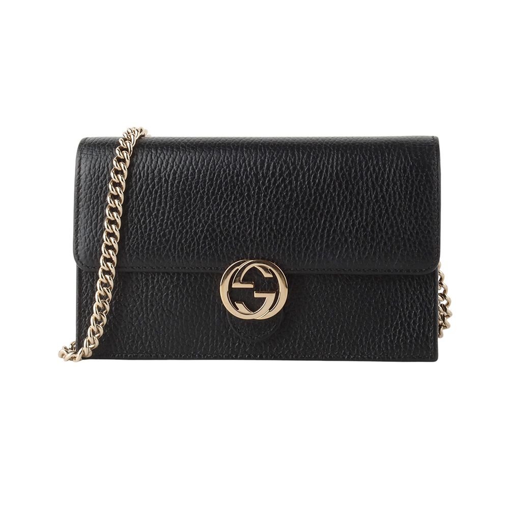 Gucci Interlocking Mini WOC Chain Crossbody Bag 34504Y