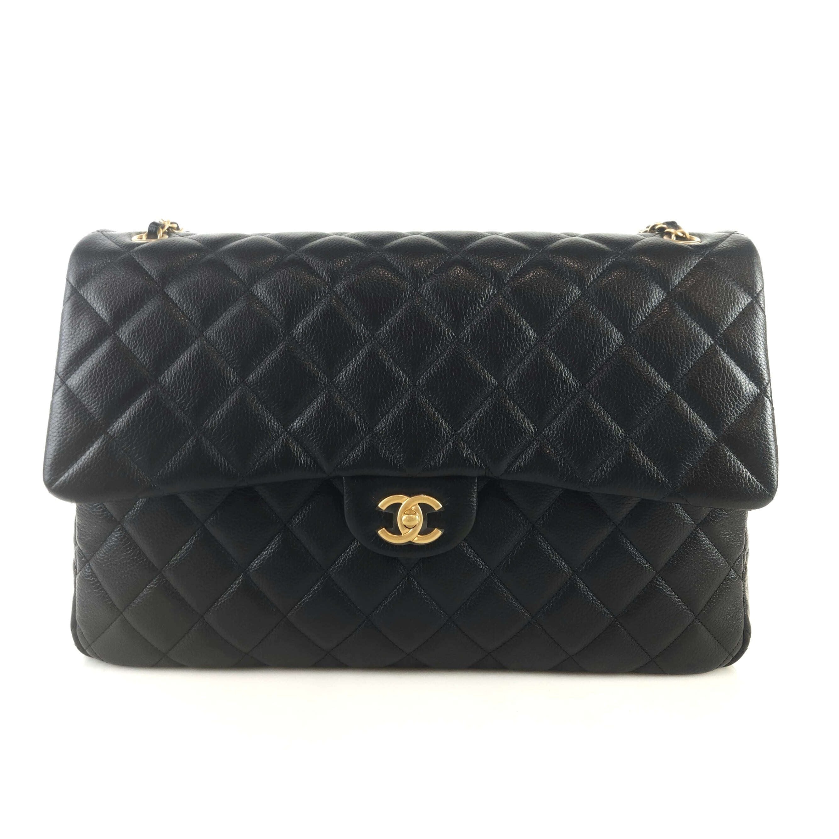 CHANEL Classic Treble Maxi Shoulder Bag Crossbag AS4661 9330