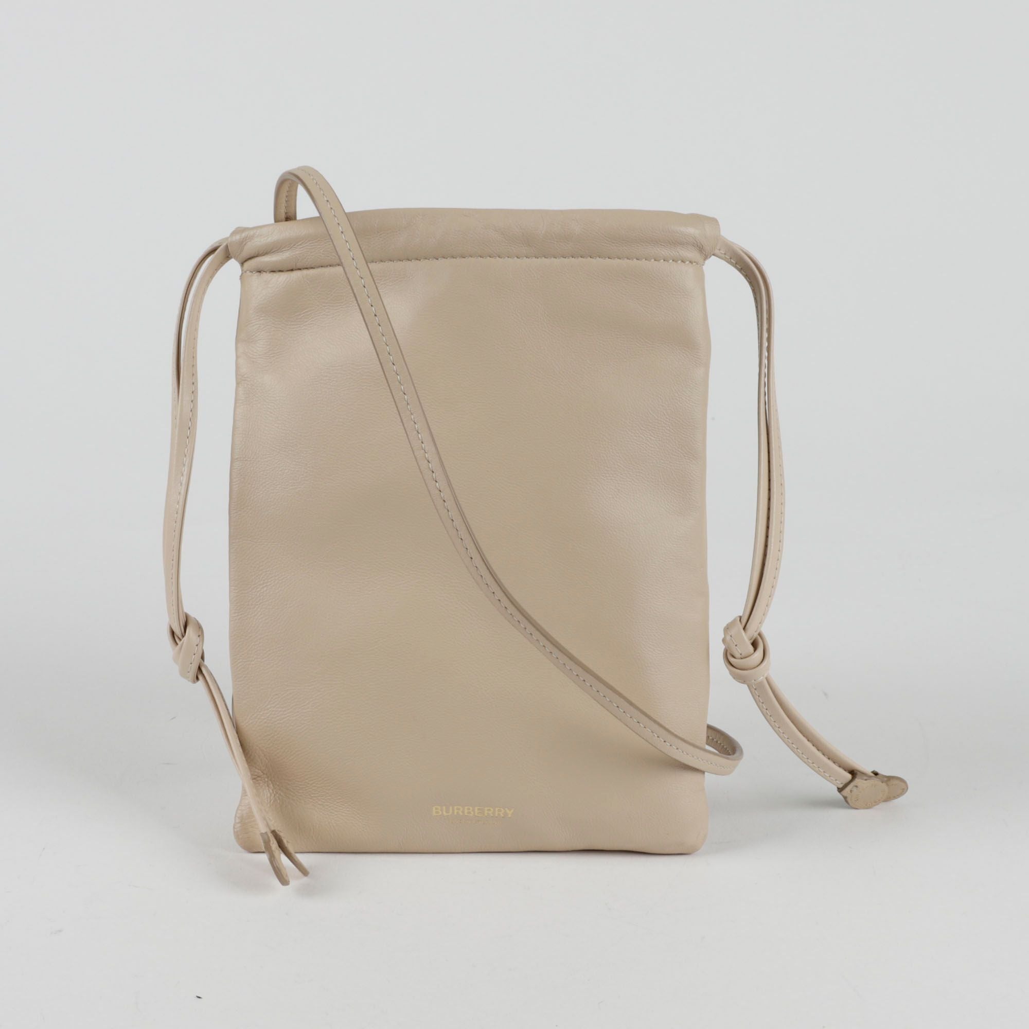 Burberry Drawstring Pouch Crossbody 8030546
