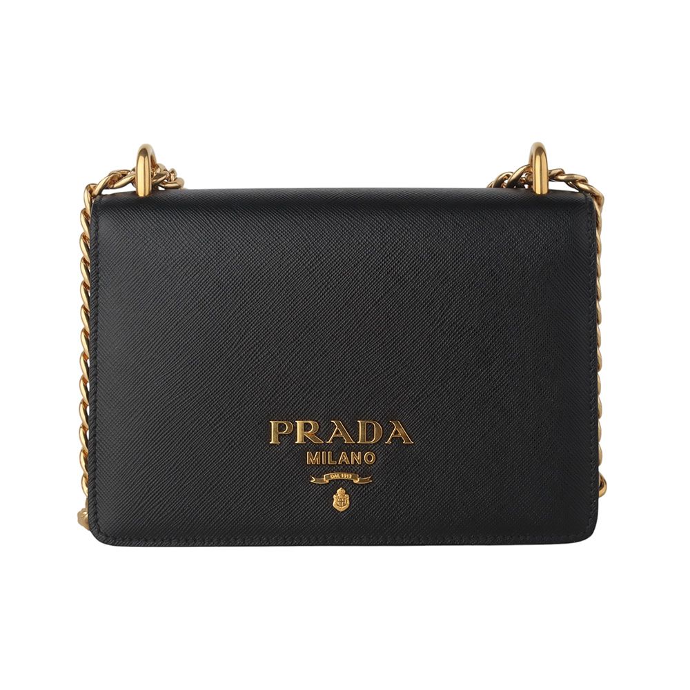 Prada Saffiano Lux Chain Crossbody Bag (24-Year Receipt) 34704Y