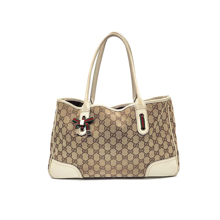 Gucci GG Jacquard Ribbon Tote Bag (163805) L991615