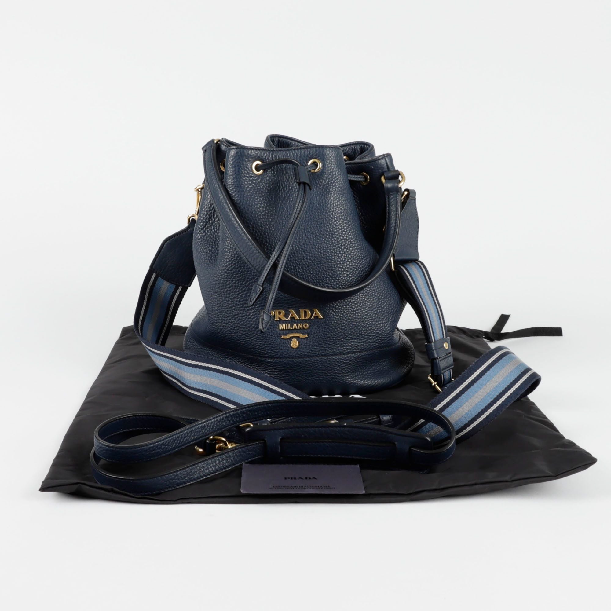 Prada Bucket Tote Shoulder Bag 1BE018