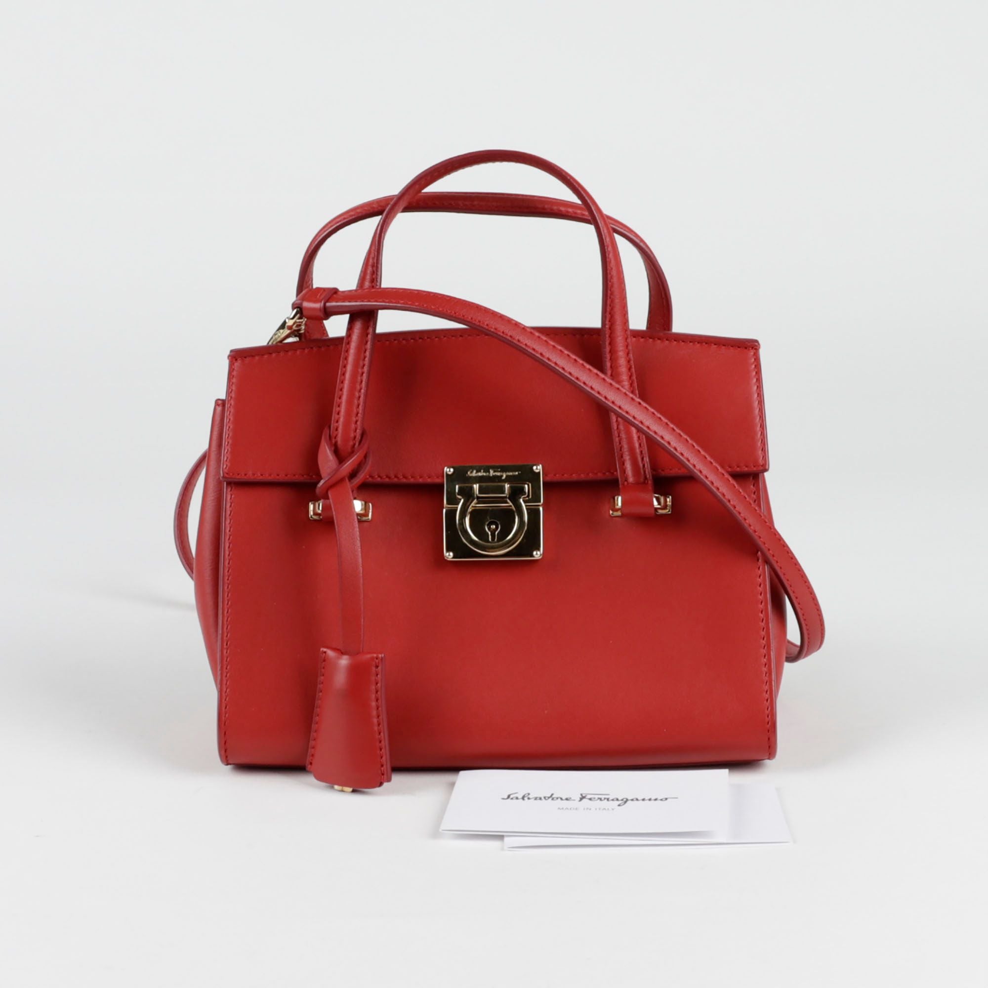 Salvatore Ferragamo Mini Tote Shoulder Bag 21 F827