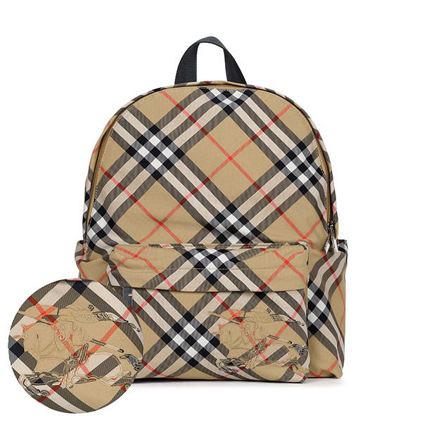 Burberry Sand Check Small Backpack 8102354 | 25SS