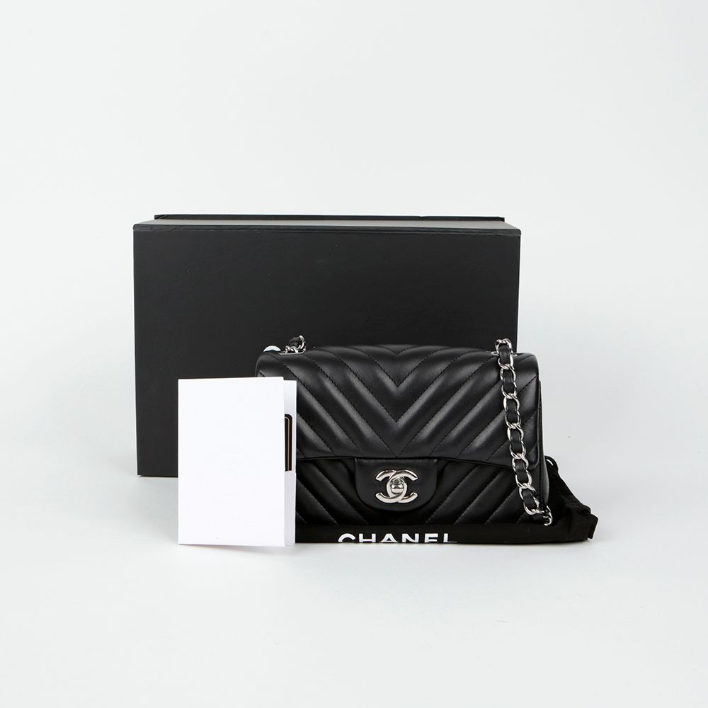 CHANEL Classic Chevron Mini Crossbody Bag A69900