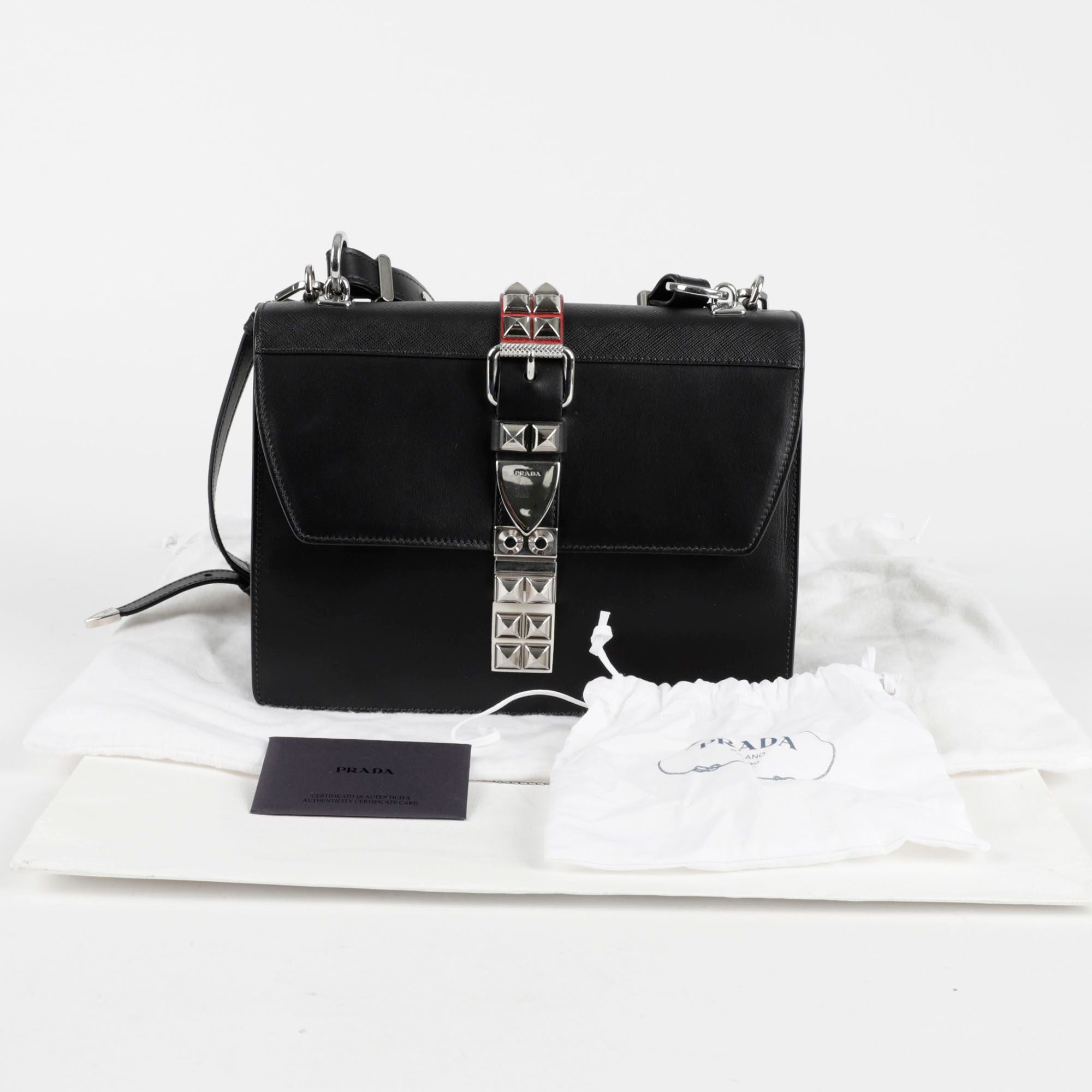 Prada Electra Tote Shoulder Bag 1BA179