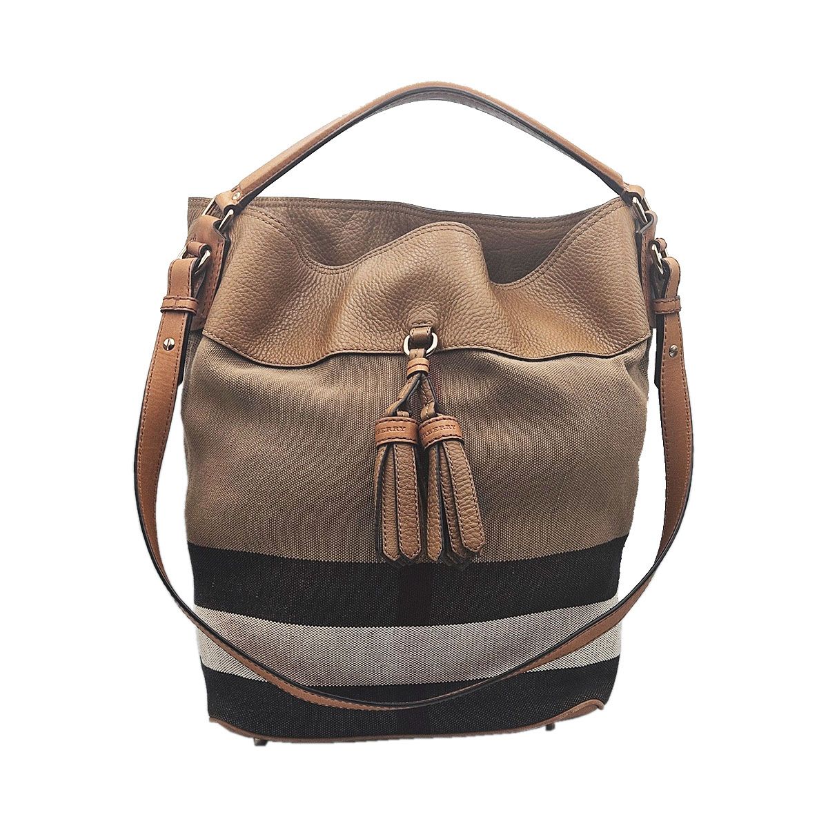 Burberry Tassel Hobo 2WAY with House Check Suzanna, SKU: 39829371