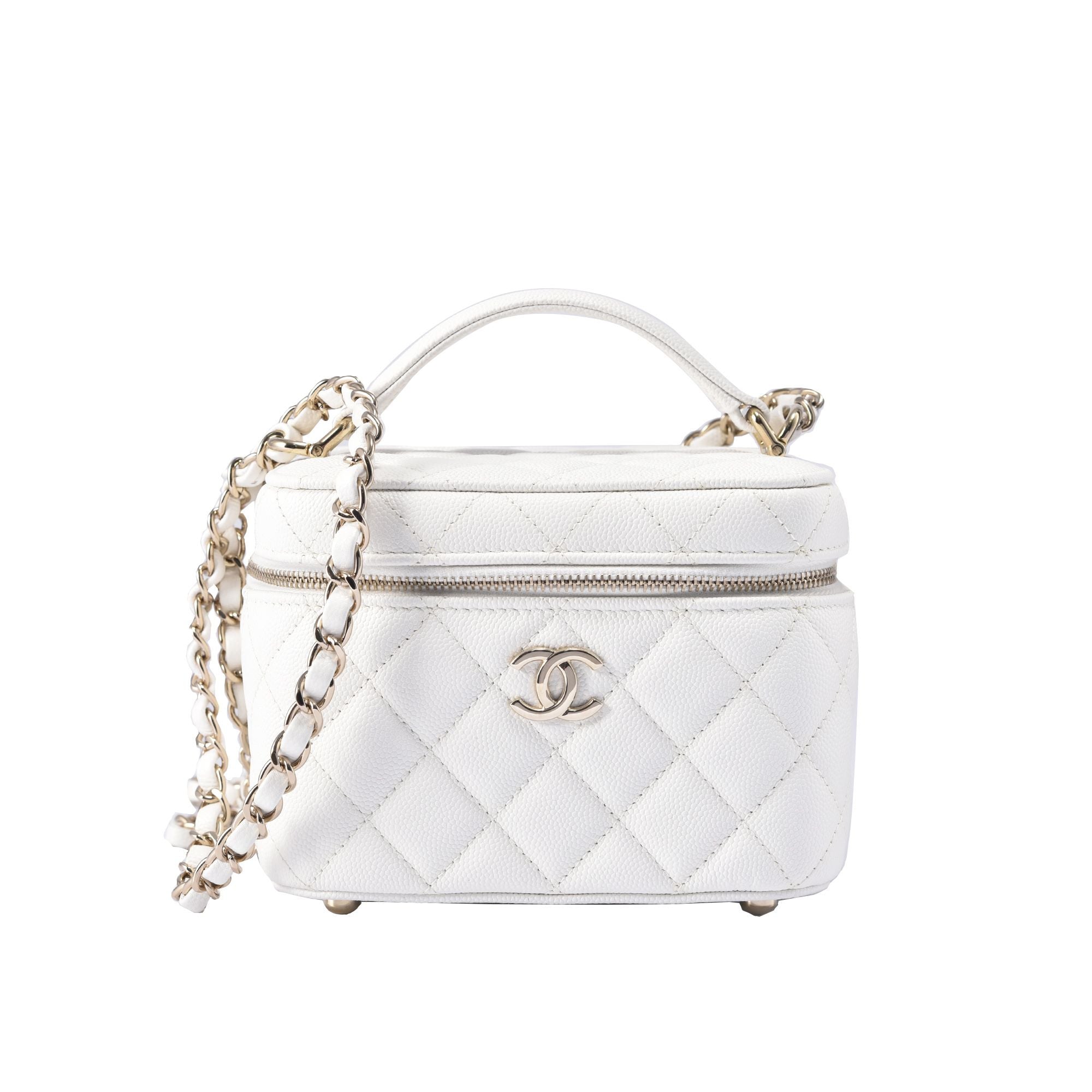 CHANEL Cosmetic Top Handle Bag 5269