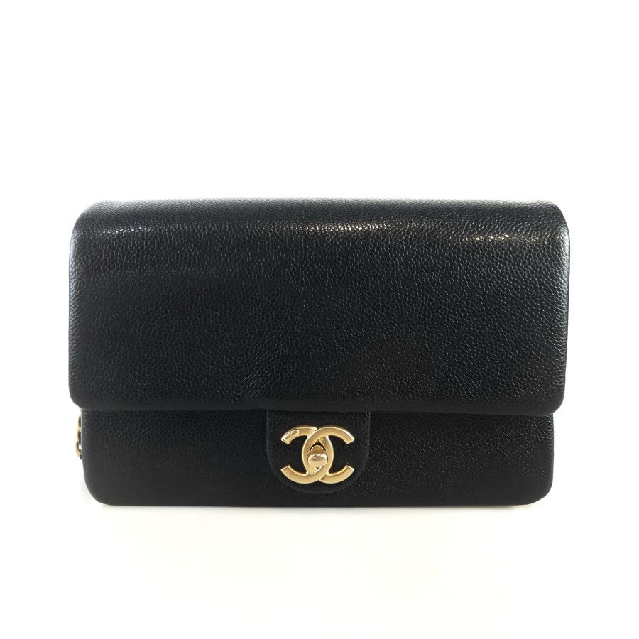 CHANEL Glossy Caviar Flap Shoulder Bag Crossbody AS5186 9254