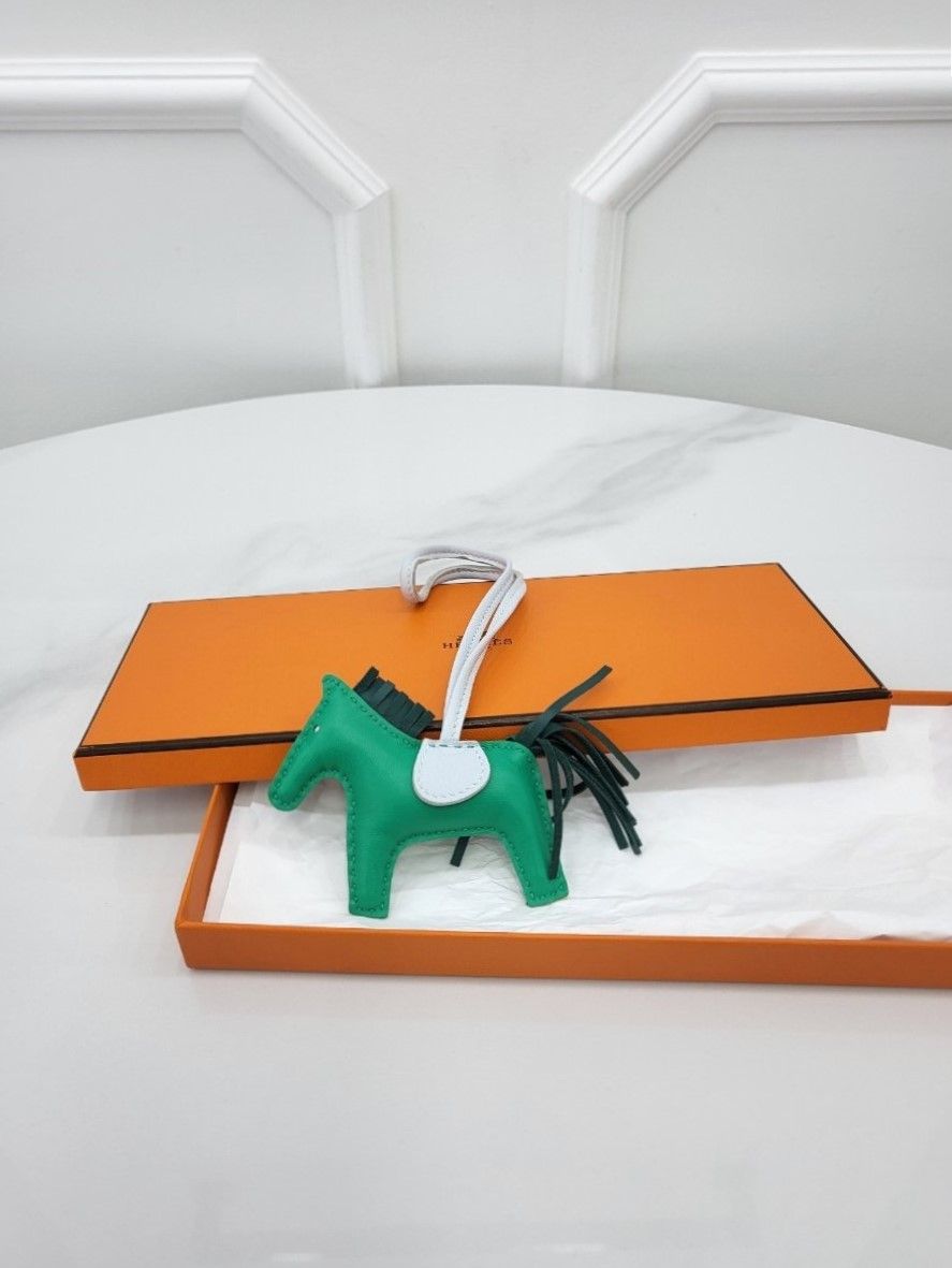 Hermes Pegasus Rodeo Bandana Z Turquoise PM Bag