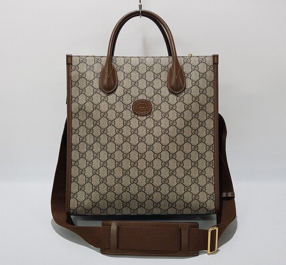 Gucci Interlocking GG Tote Shoulder Bag 723308